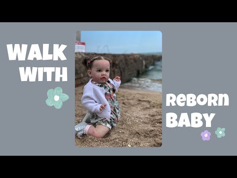 Видео: ПРОГУЛКА с РЕБОРНОМ! Купила КОЛЯСКУ? WALK with REBORN baby on the sea