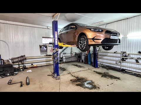 Видео: Установка новой выхлопной трассы (средняя часть) от  Elemento Exhaust на Kia Ceed SW CD3 с балкой