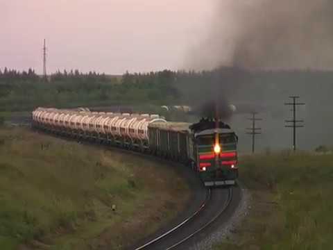 Видео: 2ТЭ10М-0816 Утренний звук 10Д100.