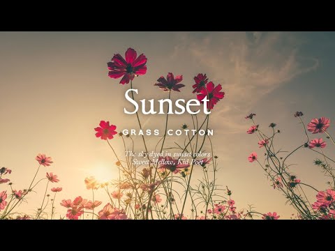 Видео: Небо, окрашенное закатом l GRASS COTTON+