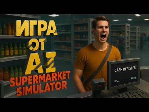 Видео: Как Нейросеть сделала игру за 24 часа - Симулятор супермаркета | Unity Game Dev