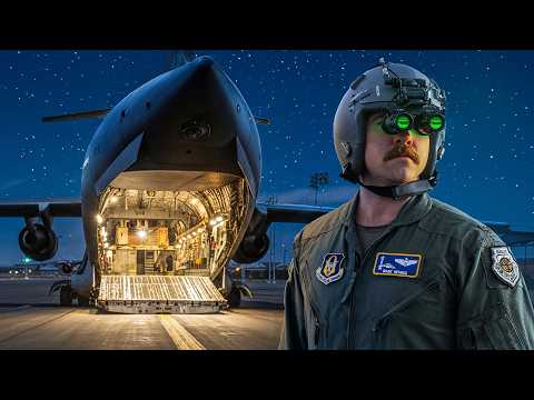 Видео: Самый безумный ночной полет на C-17 Globemaster