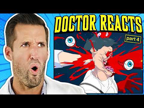 Видео: ВРАЧ смотрит самые БЕЗУМНЫЕ медицинские сцены из Неуязвимый #4