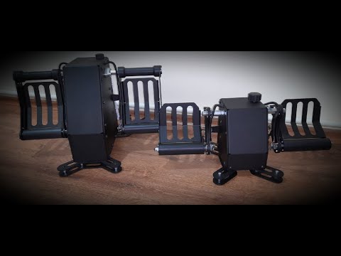 Видео: педали для авиасимулятора.Marksman-L
