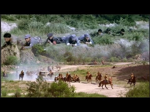 Видео: Японцы хотели атаковать базу вооружений китайской армии, которая устроила засаду и всех перебила.