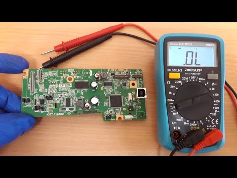 Видео: A2222 C6144 КАК ПРОЗВОНИТЬ транзисторы платы принтера Epson.