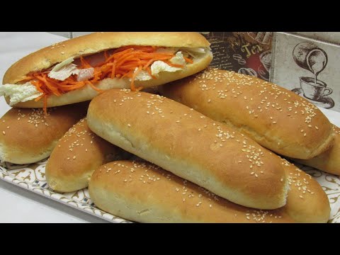 Видео: Домашние булочки для хот догов - И в магазине покупать не нужно!