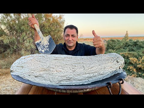 Видео: Каспийский САЗАН Приготовленный в ГРЯЗИ из ВУЛКАНА! Азербайджанские Грязевые Вулканы