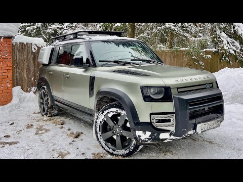 Видео: Самый подробный обзор нового Land Rover Defender 2021 в полном фарше! Посадили Дефендер на пузо!