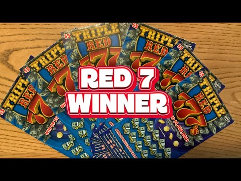 Видео: Выигрыш с красной семеркой в ​​лотерее «Три красные семерки» во Флориде