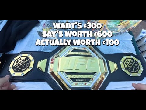 Видео: Я НАШЕЛ РЕДКИЙ ПОЯС UFC ЗА 300 ФУНТОВ СТЕРЛИНГОВ, НО ПРОБЛЕМА В ТОМ, ЧТО ОН ПРОДАЕТСЯ ТОЛЬКО ЗА 1...