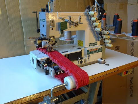 Видео: Сируба Siruba CV008 04085P #Швейная машина 4-игольная Поясная #Sewing machine
