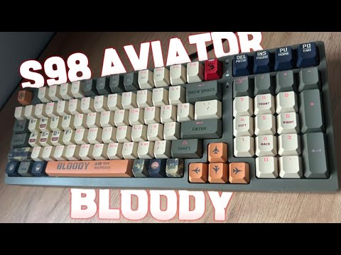 Видео: BLOODY S98 AVIATOR - МОЯ ПЕРВАЯ МЕХАНИЧЕСКАЯ КЛАВИАТУРА (обзор)