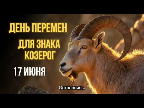 Видео: 17 июня — день проверки на прочность для Козерога | Гороскоп, который открывает суть