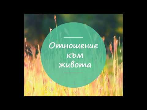 Видео: Отношение към живота - Философия на житвота - Промяна - Мотивация - Успех - По-добро бъдеще