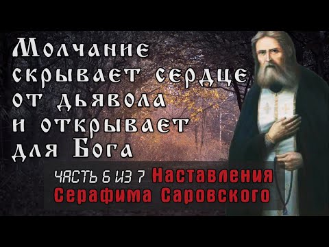 Видео: Молчание скрывает сердце от дьявола и открывает для Бога. Серафим Саровский. Часть 6 из 7