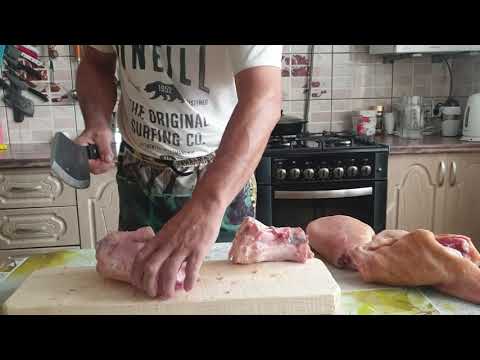 Видео: Тест тяпки из стали х12мф от кузницы Медведь