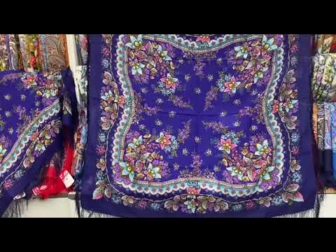 Видео: Перевыпуск! Платок шерсть 110/110 «Уральский сказ» Зиновьева Клара