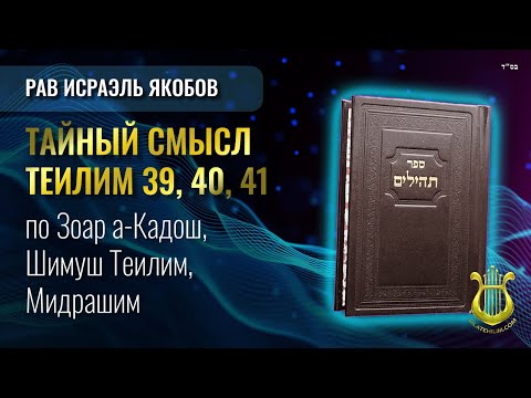 Видео: Теилим 39, 40, 41 - Тайный Смысл. Рав Исраэль Якобов