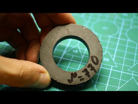 Видео: Расчет магнитной проницаемости сердечников