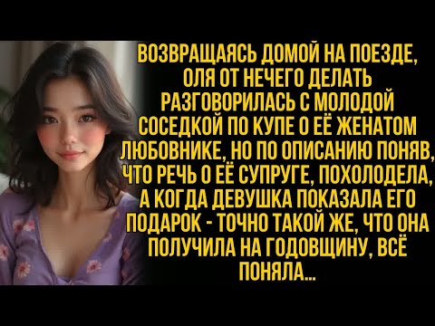 Видео: Разговорившись с соседкой, Оля поняла： едут не просто в один город, а к одному мужчине - её мужу….