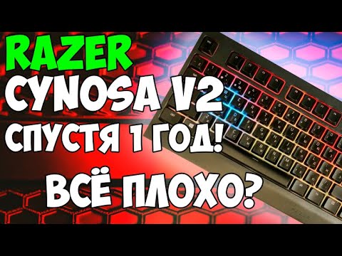 Видео: Обзор Razer Cynosa V2 1 год спустя. Чистим и смотрим, всё ли плохо как говорят. Razer уже не тот?