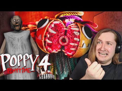 Видео: Бабушка Гренни сшила Ярнаби - Poppy Playtime Chapter 4 - часть 3 - игра как Granny | ТипоТоп