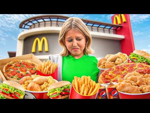 Видео: Амелка и нейната приятелка ЯДАТ ФАСТ ФУД ЗА 24 ЧАСА! Предизвикателство за тийнейджъри