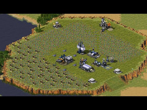 Видео: Red Alert 2 | Месть Юрия | 7 на 1 | Hello Kitty, новая карта — сверхсложный ИИ — случайный выбор