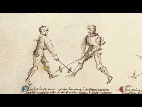 Видео: Техника средневекового фехтования Fior di Battaglia /Академии Фехтования