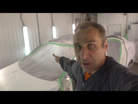 Видео: Пассат Б7. Покраска в мокряк. Проек " ТАТАРИН". Часть 2