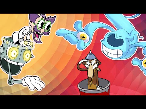 Видео: Том и Джери, Робои и Призраки в Cuphead #5