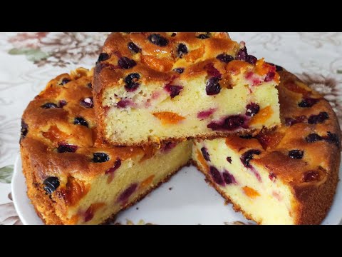 Видео: ЛЕТНИЙ ПИРОГ С ЯГОДАМИ, ОЧЕНЬ ВКУСНЫЙ!!! #рецепты #еда #вкусно #мука #выпечка #духовка #food #