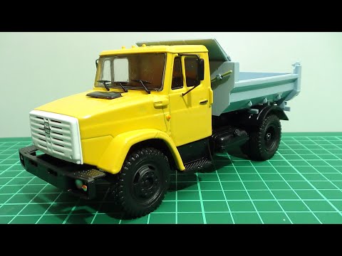 Видео: Легендарные грузовики СССР №38 ЗиЛ-ММЗ-4508 масштаб 1:43 MODIMIO