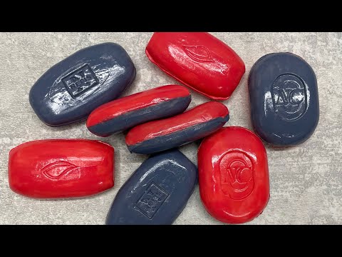Видео: Dry soap cutting ❤️🪩/ Сухое мыло крашенное лаком/ ASMR