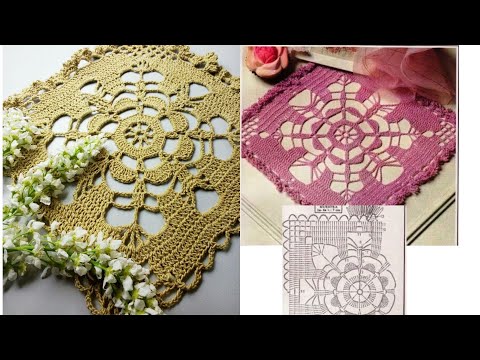 Видео: CROCHET Square motif   two ideas  Квадратный мотив крючком