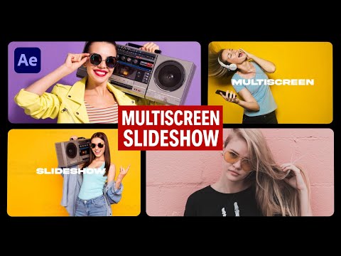 Видео: Многоэкранное слайд-шоу в After Effects | Учебное пособие по After Effects | Эффект для вас