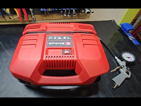 Видео: Порівняння безмасляний компресор Einhell TC-AC 190 OF Set (4020660)