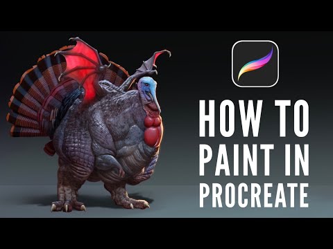 Видео: Как рисовать цифровым способом в Procreate. Часть 1
