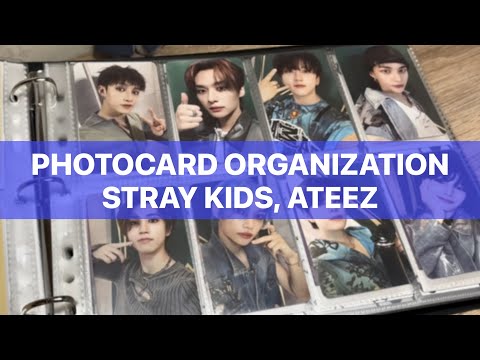 Видео: ☆ k-pop photocard organisation | небольшая организация карт stray kids ot8, twochan, hongjoong