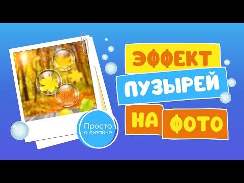 Видео: Эффект пузырей на фото в Canva