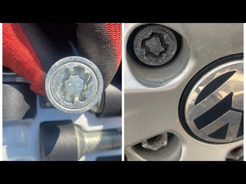 Видео: Как снять секретку с колеса самый простой способ