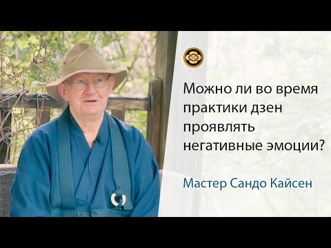 Видео: Можно ли во время практики дзен проявлять негативные эмоции?