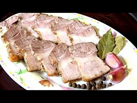 Видео: Быстрая ЗАСОЛКА ПОДЧЕРЁВИНЫ. Сало со специями.