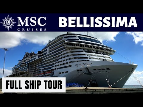 Видео: Экскурсия на корабле MSC BELLISSIMA