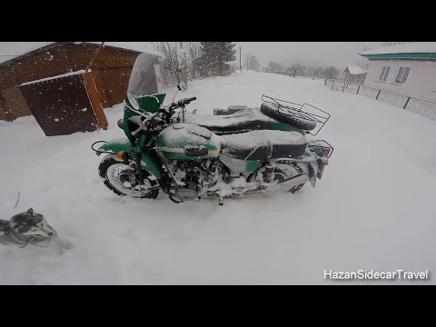 Видео: На Урале по глубокому снегу.