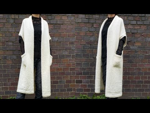 Видео: Простой длинный жилет