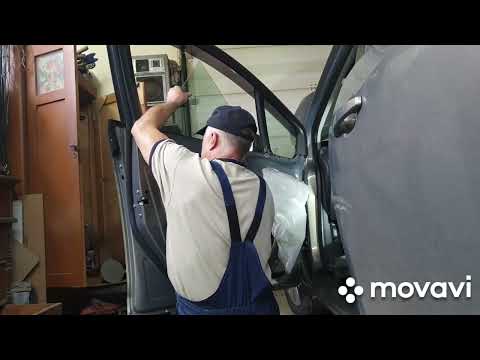 Видео: разборка водительской двери на Opel Meriva 2011года
