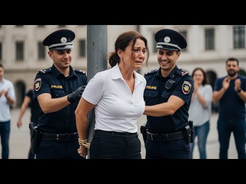 Видео: Полиция надела наручники на женщину генерала… Но звонок в Генштаб поставил их на место 😲😱