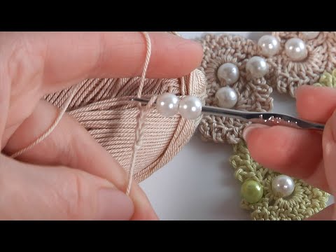 Видео: ОЧЕНЬ НЕОБЫЧНО и КРАСИВО/Вяжется крючком СУПЕР ИНТЕРЕСНО, ПРОСТО и БЫСТРО/Вязание крючком с БУСИНАМИ